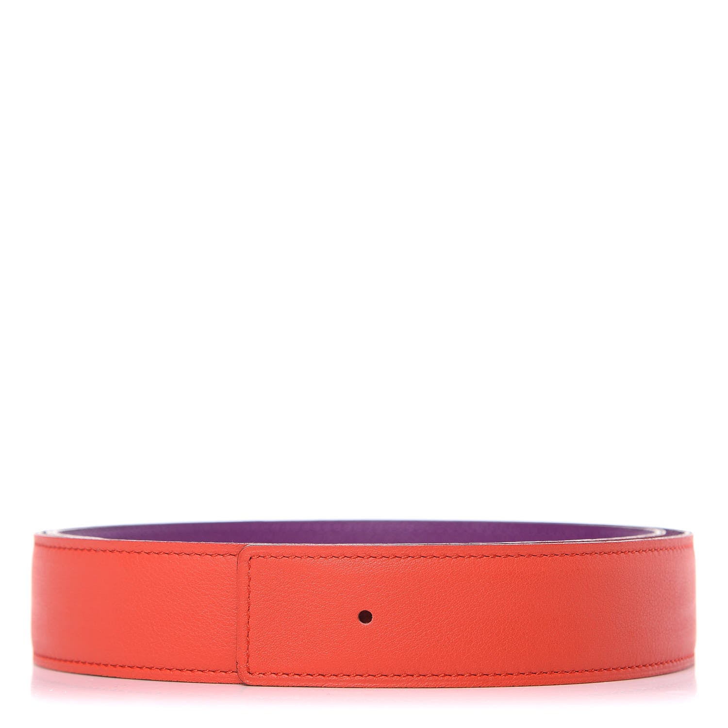 Hermes Swift Epsom 32mm Belt Strap 85 Cappucine Ultraviolet 1 of 7
