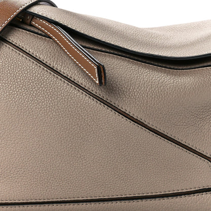 Loewe Grained Calfskin Small Puzzle Bag Sand Mink 8 of 11