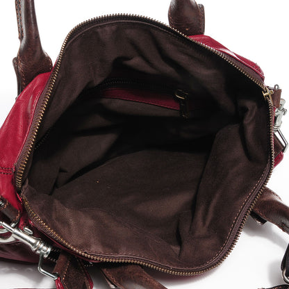 Chloe Lambskin Tekla Red Brown 5 of 9
