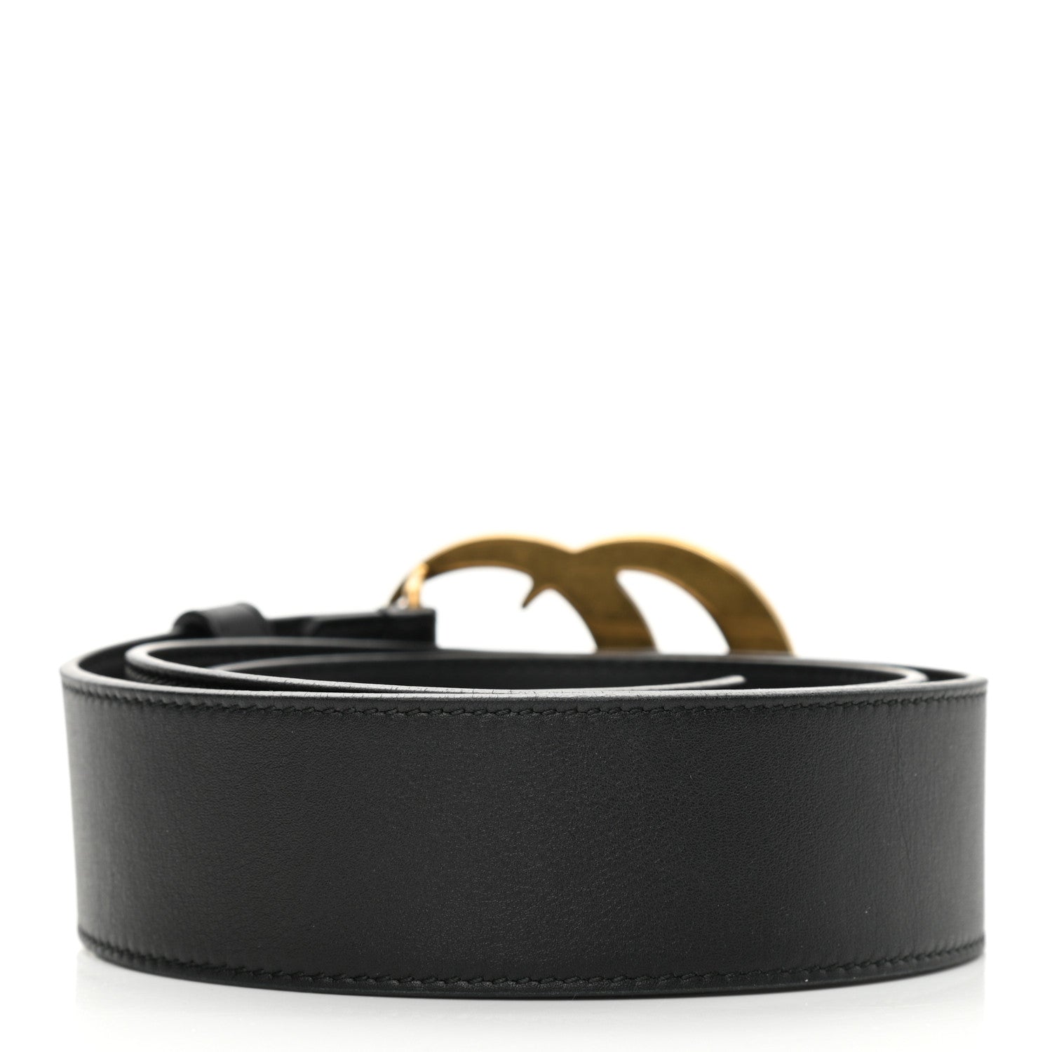 Gucci Calfskin Double G 40mm Belt 80 32 Black 2 of 5