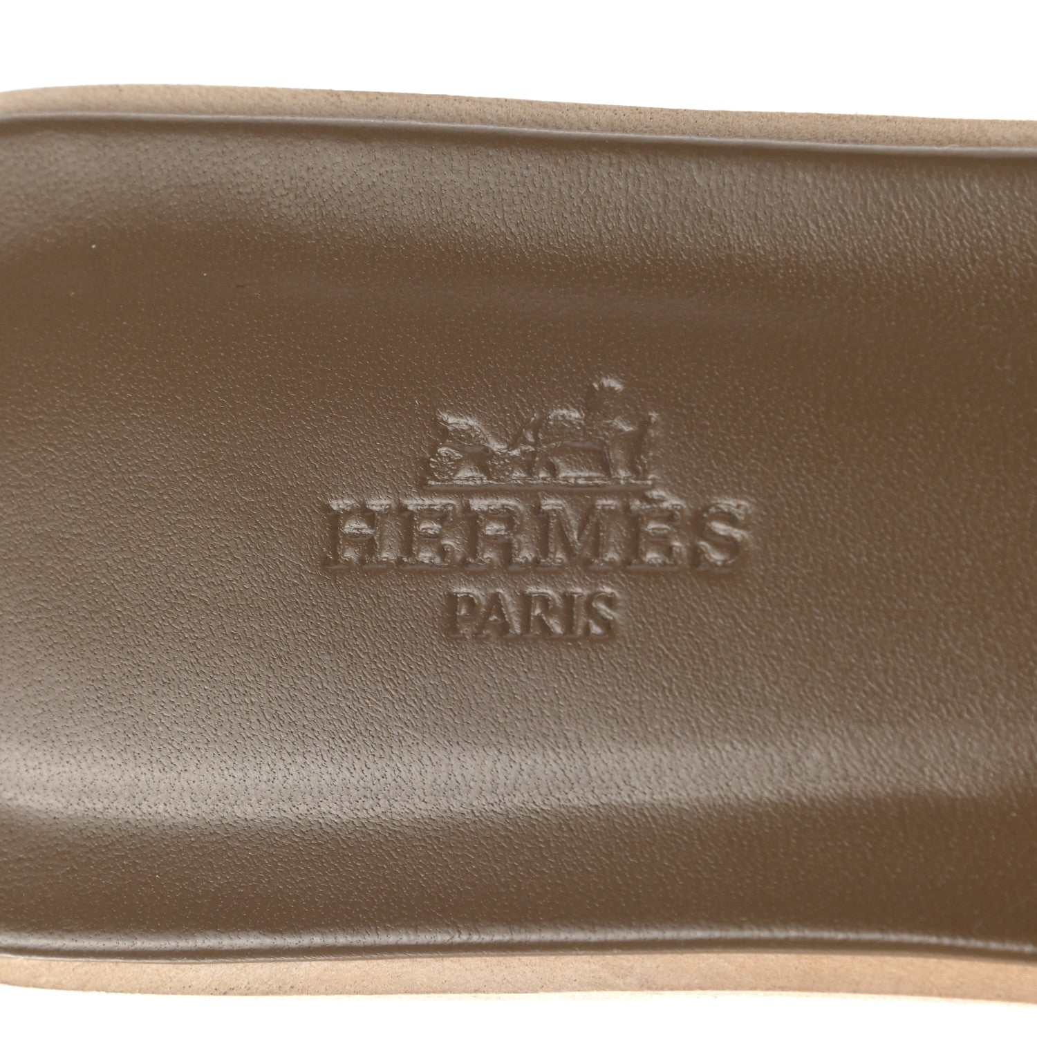 Hermes Epsom Oran Sandals 39 Etoupe 7 of 9