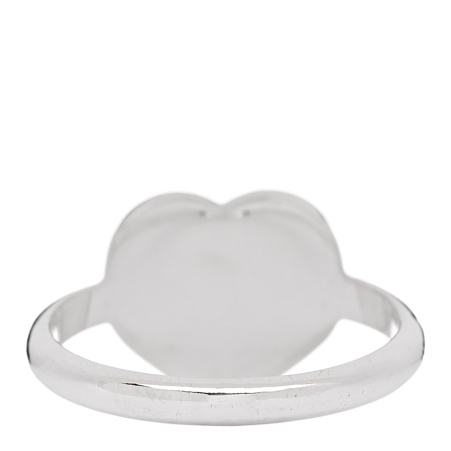 Tiffany Sterling Silver Return to Tiffany Heart Ring 54 6.75 3 of 4