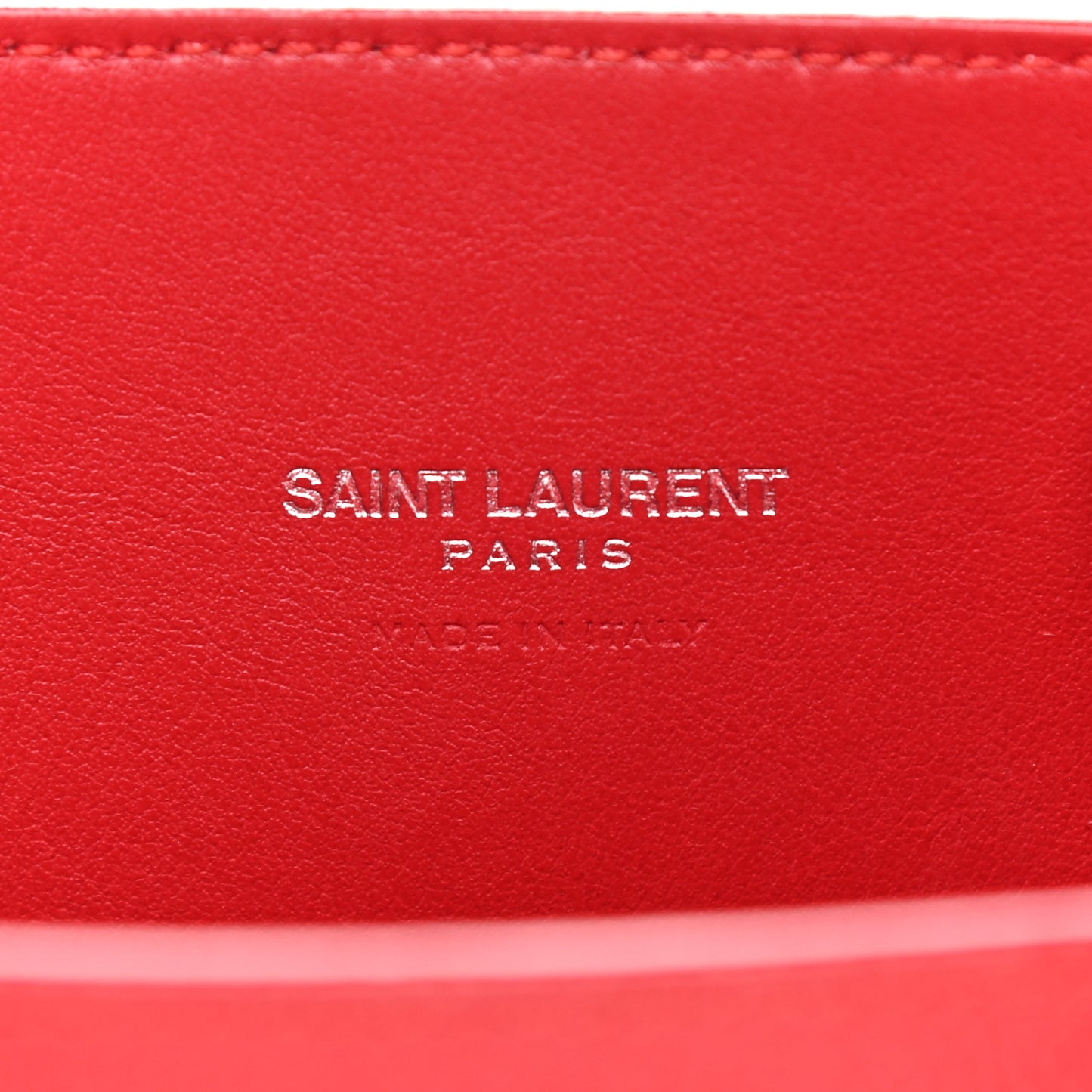 Grained Calfskin Nano Sac De Jour Lipstick Red