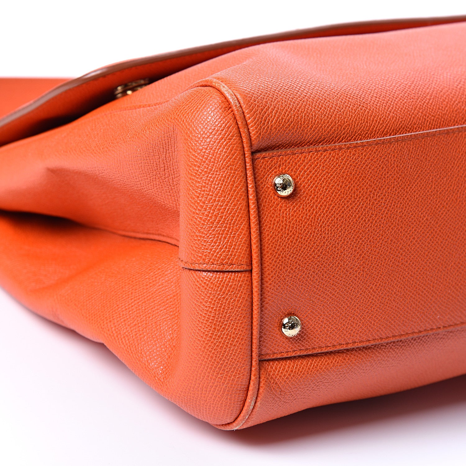 Dolce & Gabbana Dauphine Large Miss Sicily Satchel Orange 7 of 8