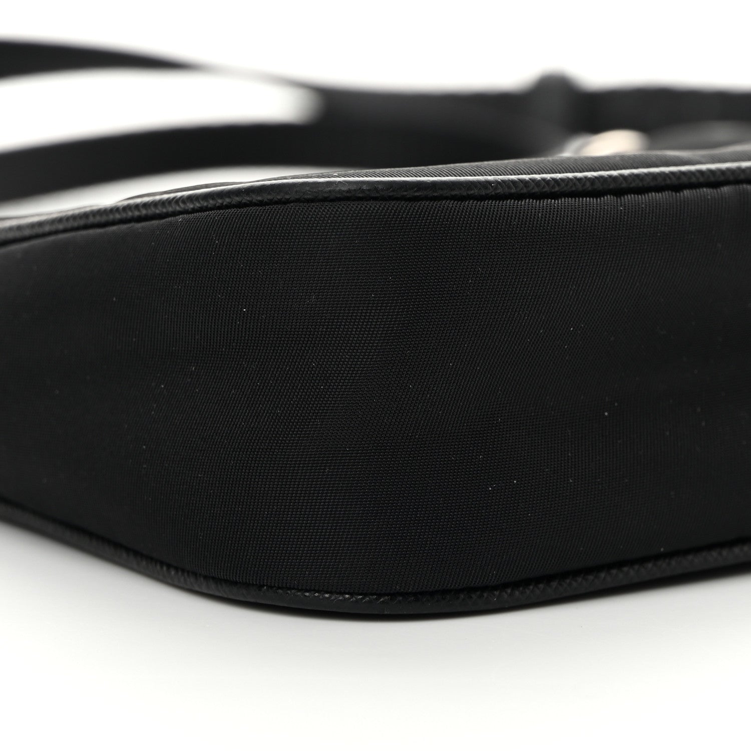 Prada Tessuto Nylon Mini Re-Edition 2000 Shoulder Bag Black 9 of 14