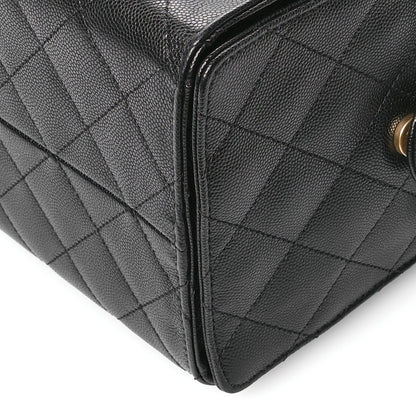 Chanel Caviar Quilted Medium Chanel 25 Handbag Black 10 of 10