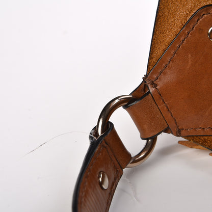 Burberry Suede Fringe Large Belgrove Bucket Bag Tan 12 of 12