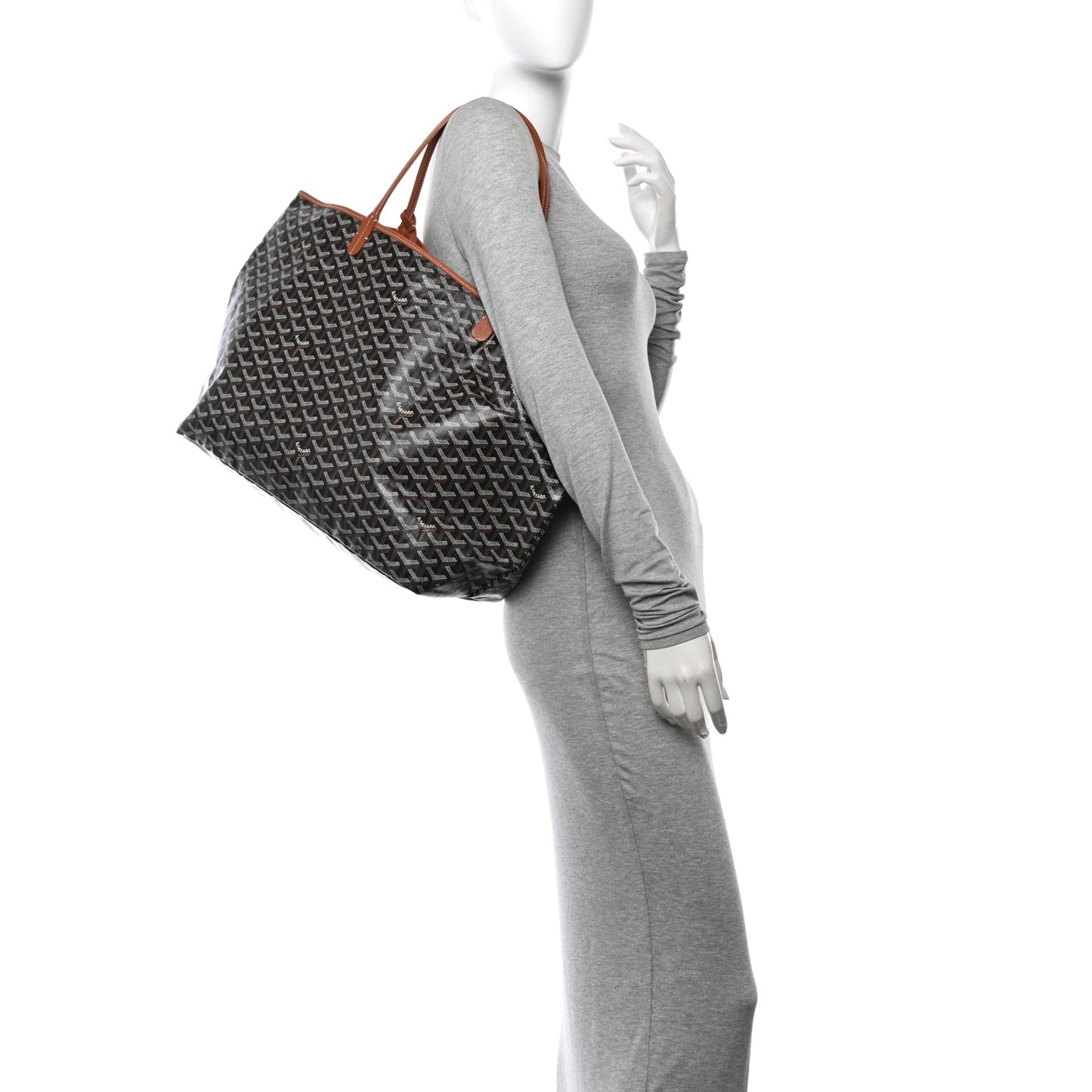 Goyardine Saint Louis GM Black Gold