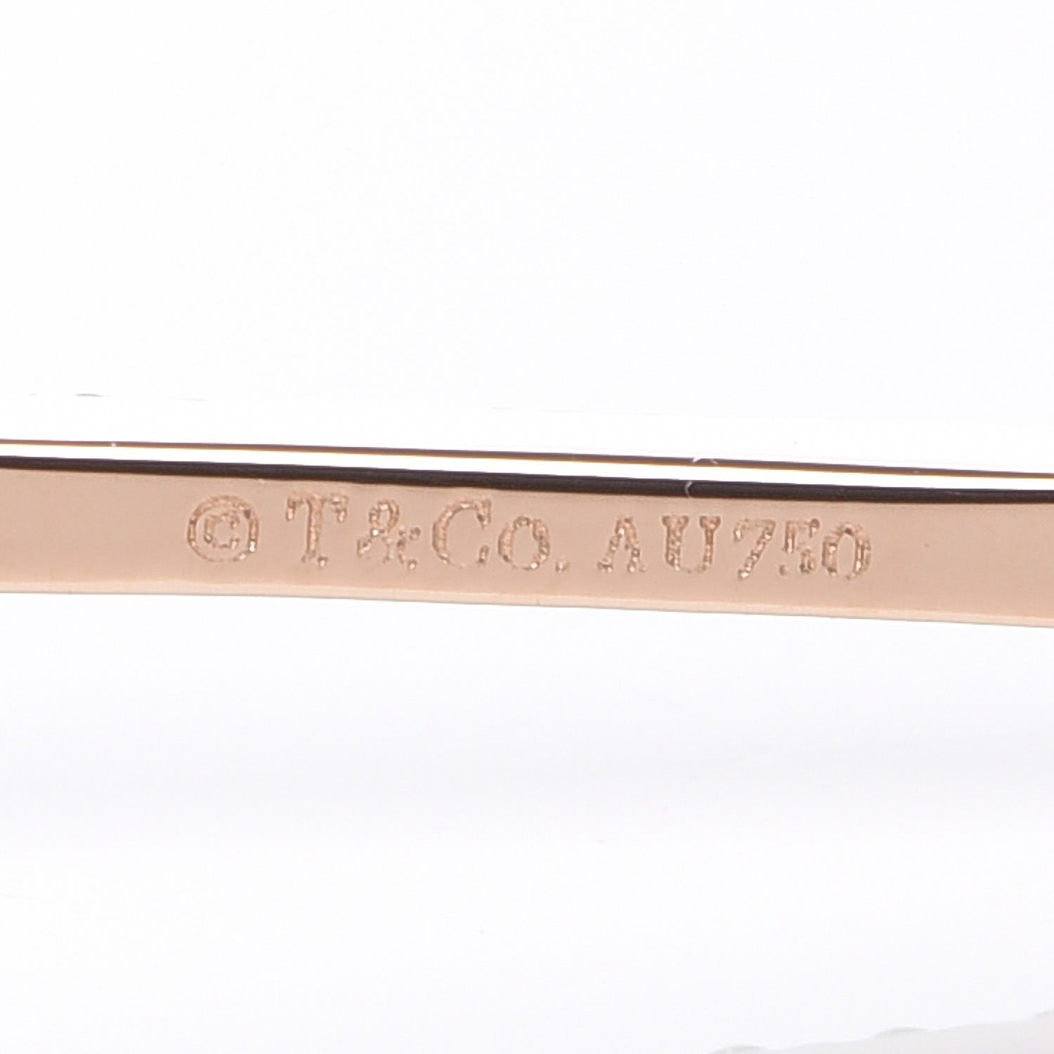 Tiffany 18K Rose Gold Diamond Arrow Bracelet 4 of 6