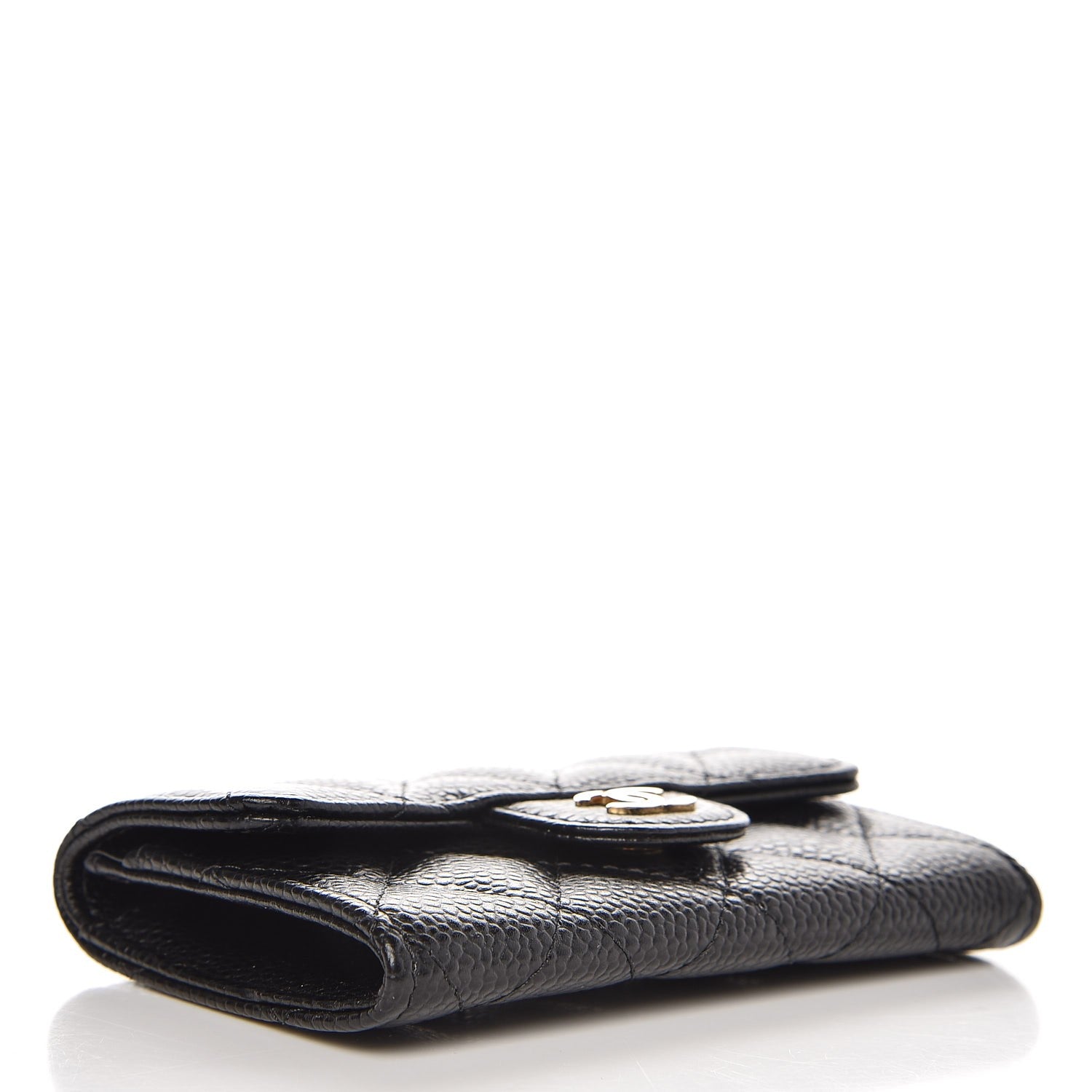 Chanel Caviar Quilted Flap Card Holder Black 4 of 7