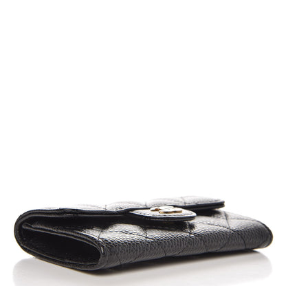Chanel Caviar Quilted Flap Card Holder Black 4 of 7
