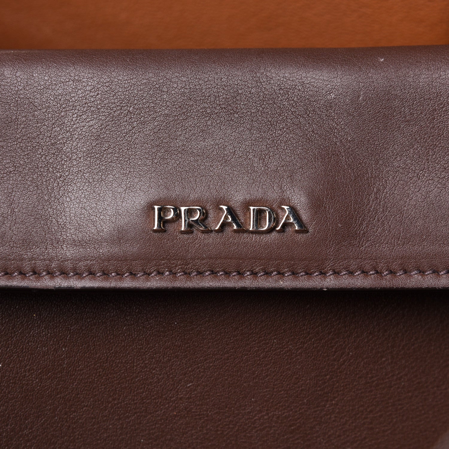 Prada Saffiano Cuir Small Double Bag Cacao 11 of 22