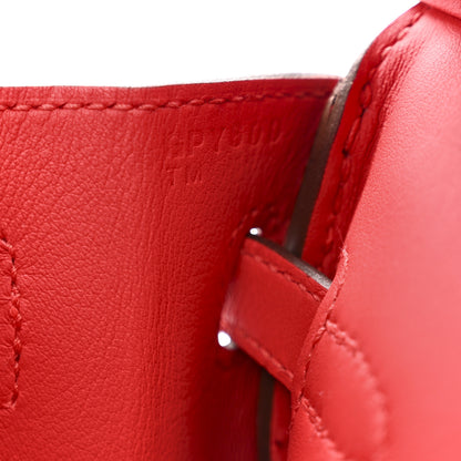 Hermes Swift Birkin 25 Rouge Piment 7 of 12