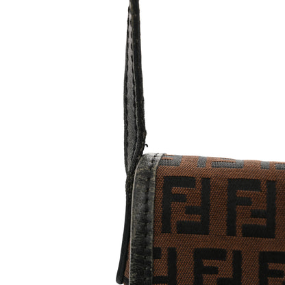 Fendi Zucchino Vitello Baguette Crossbody Tobacco Moro 12 of 12
