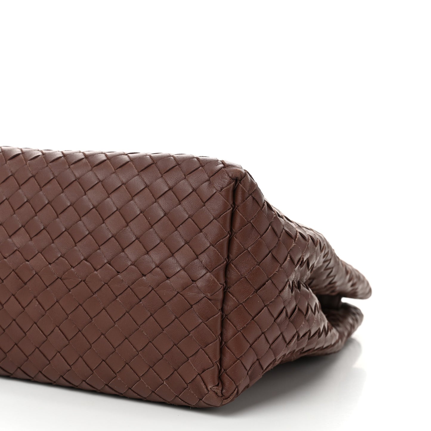 Nappa Intrecciato Medium Garda Shoulder Bag Truflle