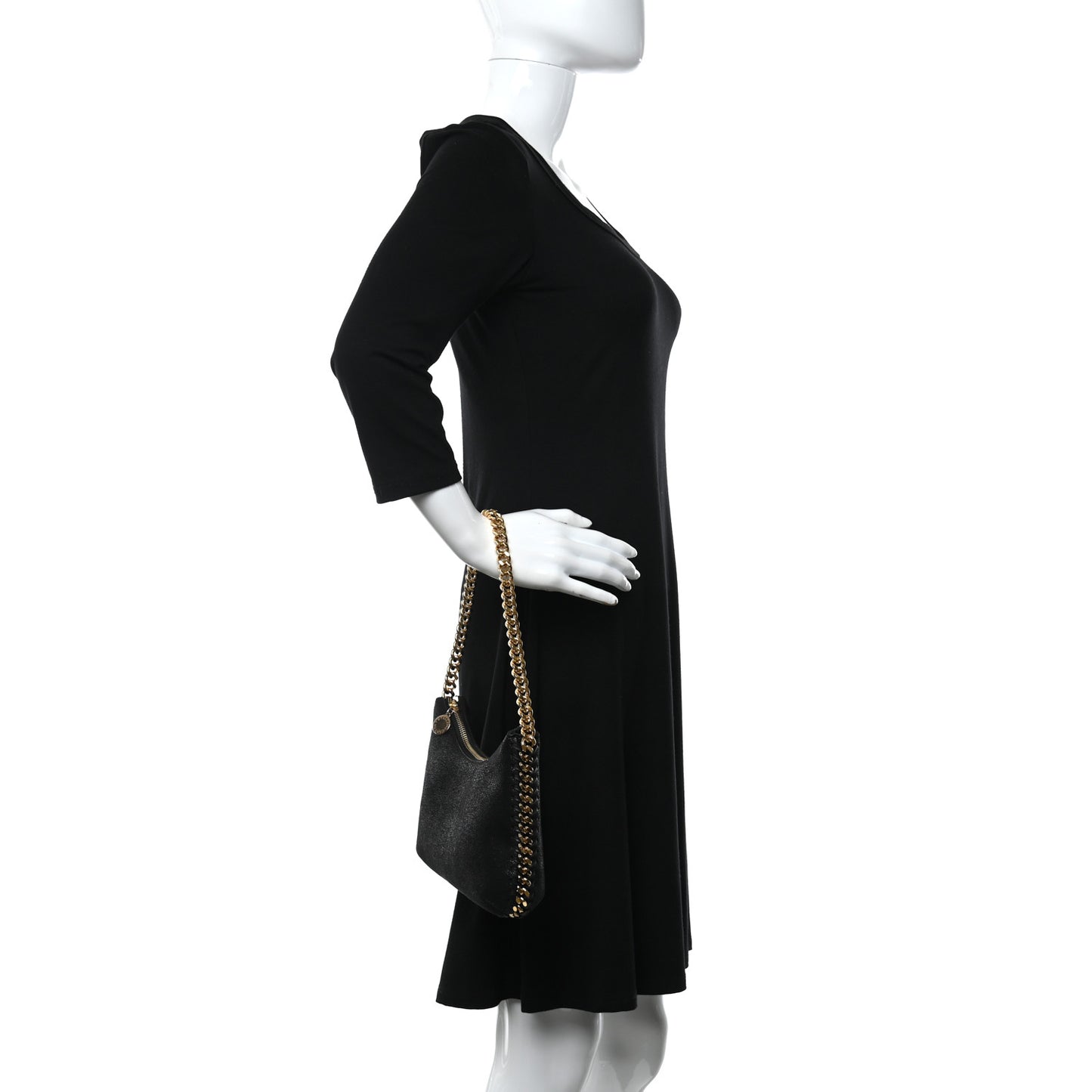 Shaggy Deer Mini Chain Shoulder Bag Black