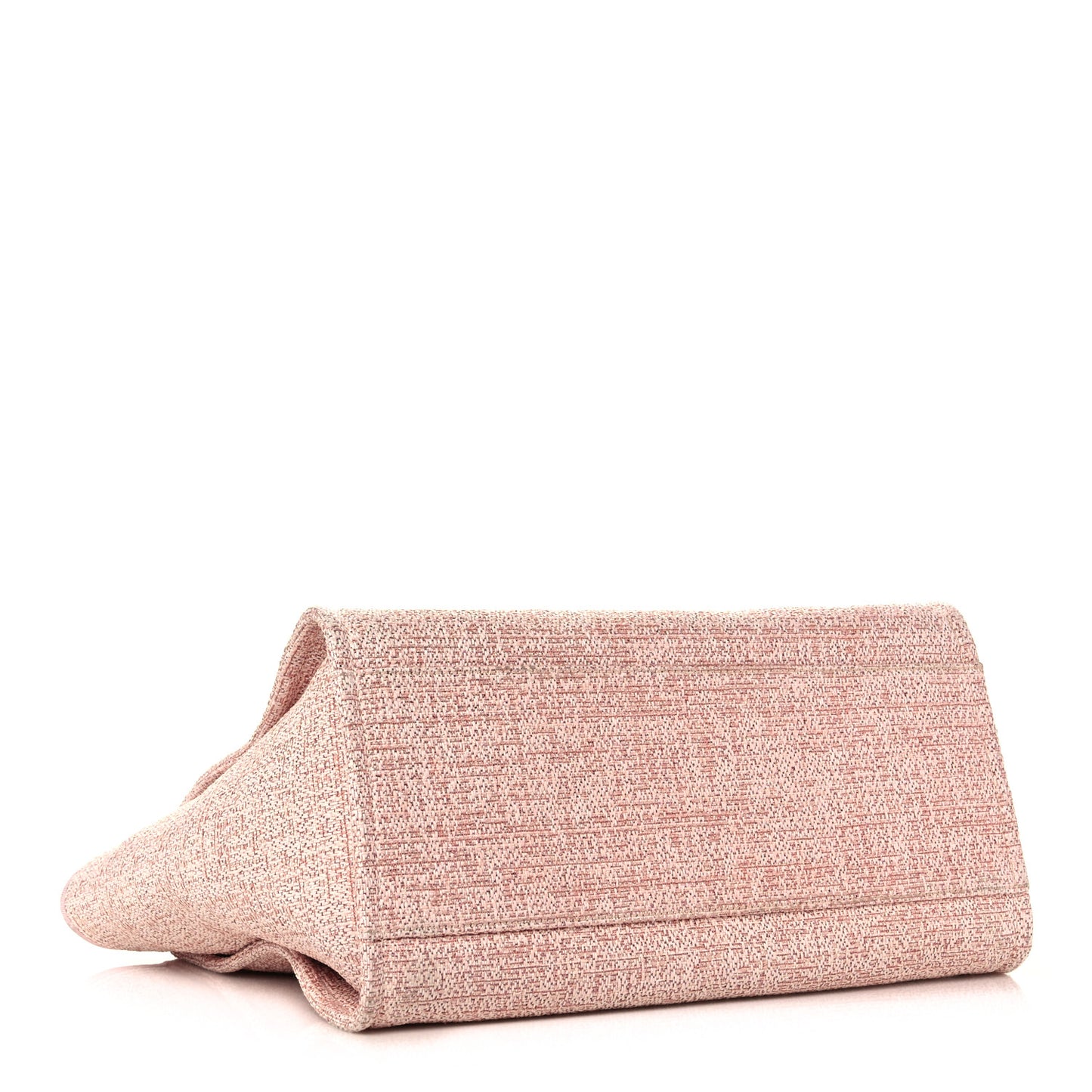 Lurex Boucle Deauville Medium Tote Pink