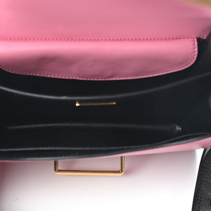 Prada City Calf Saffiano Cahier Bag Fuxia Black 4 of 7
