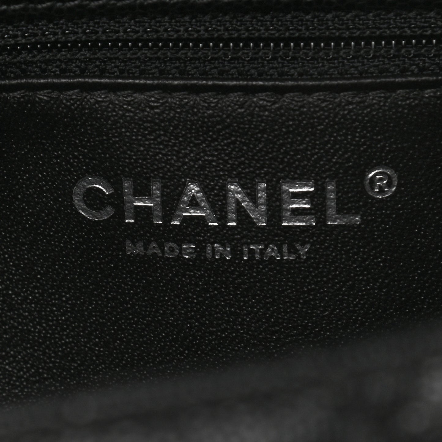 Caviar Lizard Quilted Small Coco Handle Flap Black