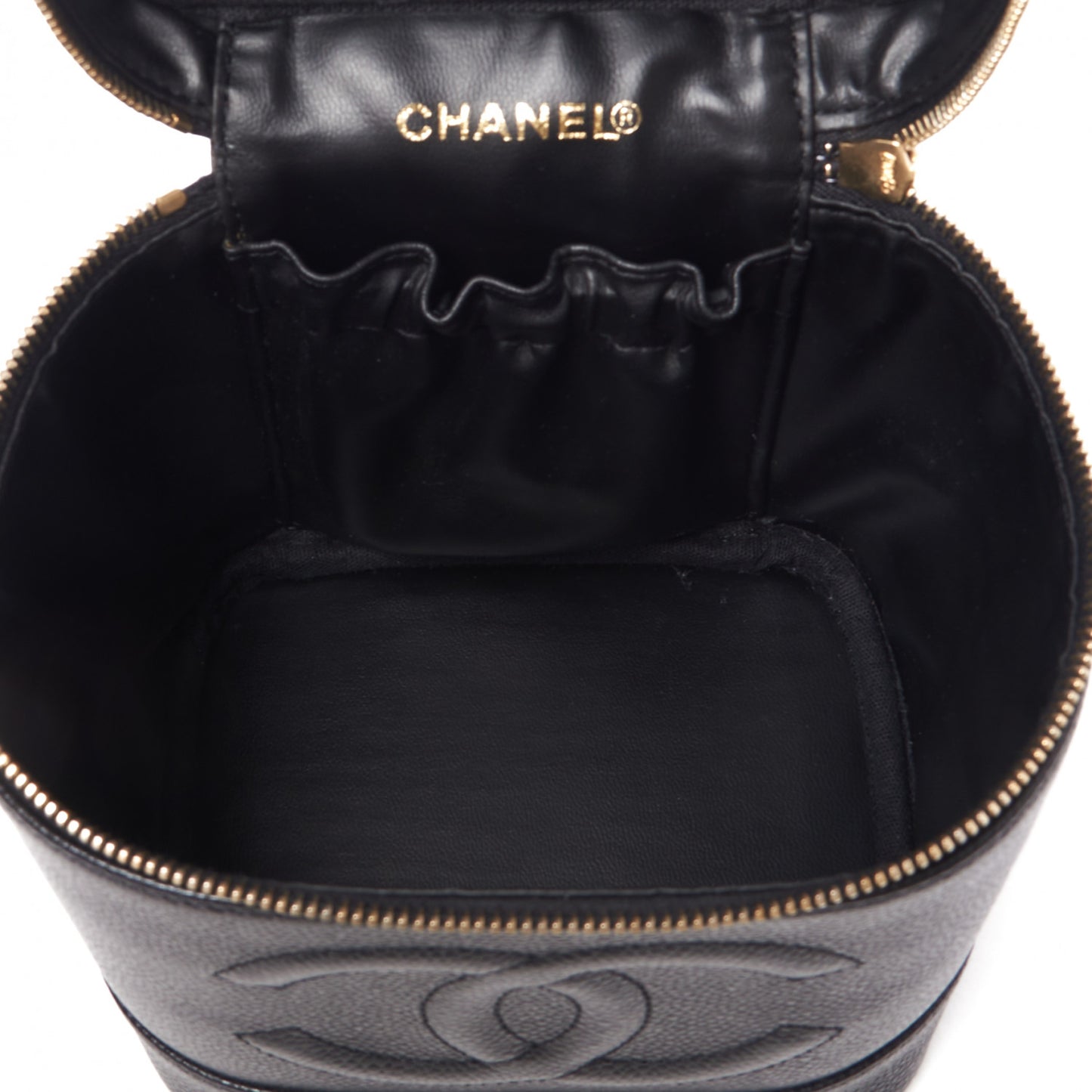 Caviar Cosmetic Vanity Bag Black