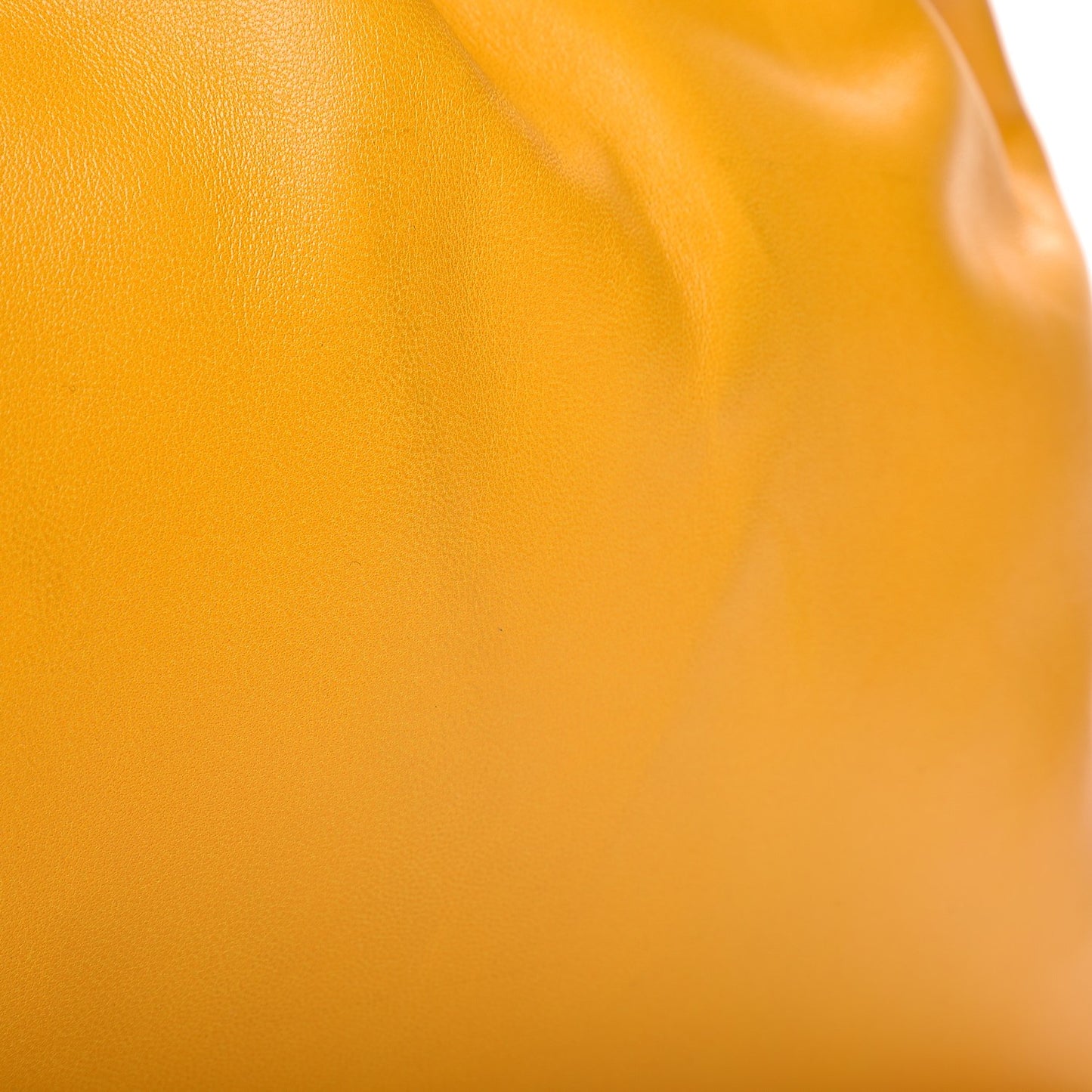 Lambskin Drawstring Clutch Sunflower