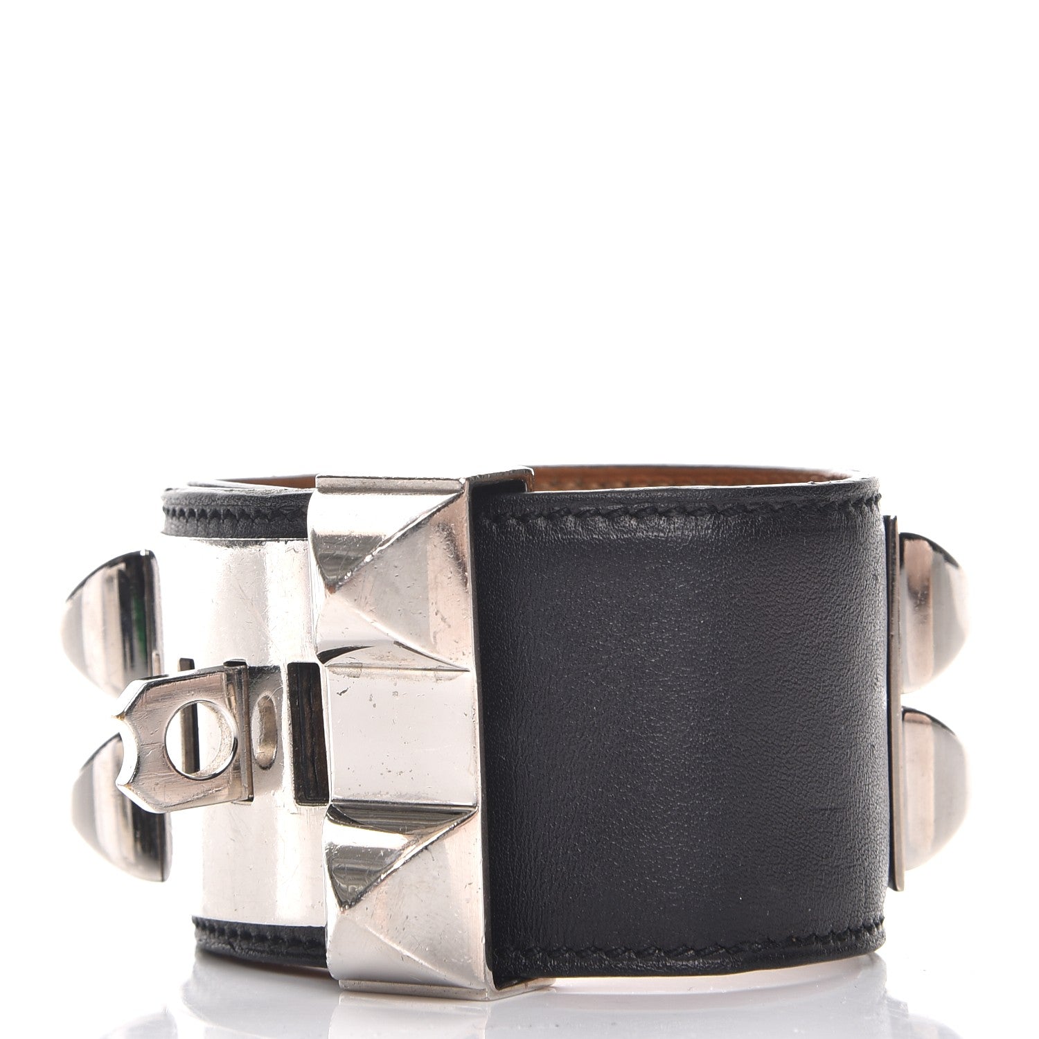 Hermes Swift Collier de Chien CDC Bracelet S Black 3 of 9