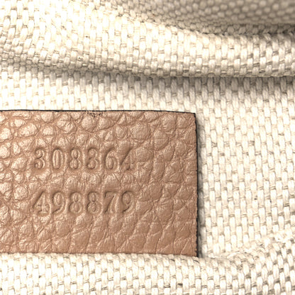 Gucci Pebbled Calfskin Small Soho Disco Bag Rose Beige 7 of 11