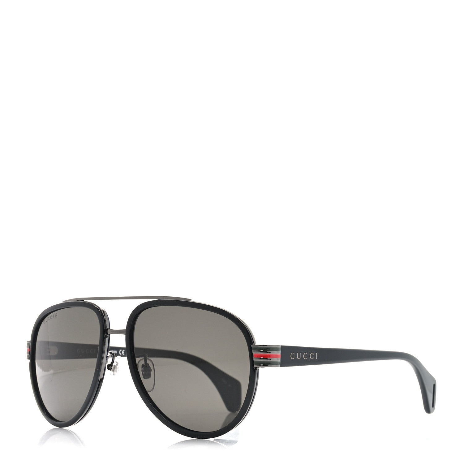 Gucci Acetate Aviator Sunglasses GG0447S Black 1 of 7
