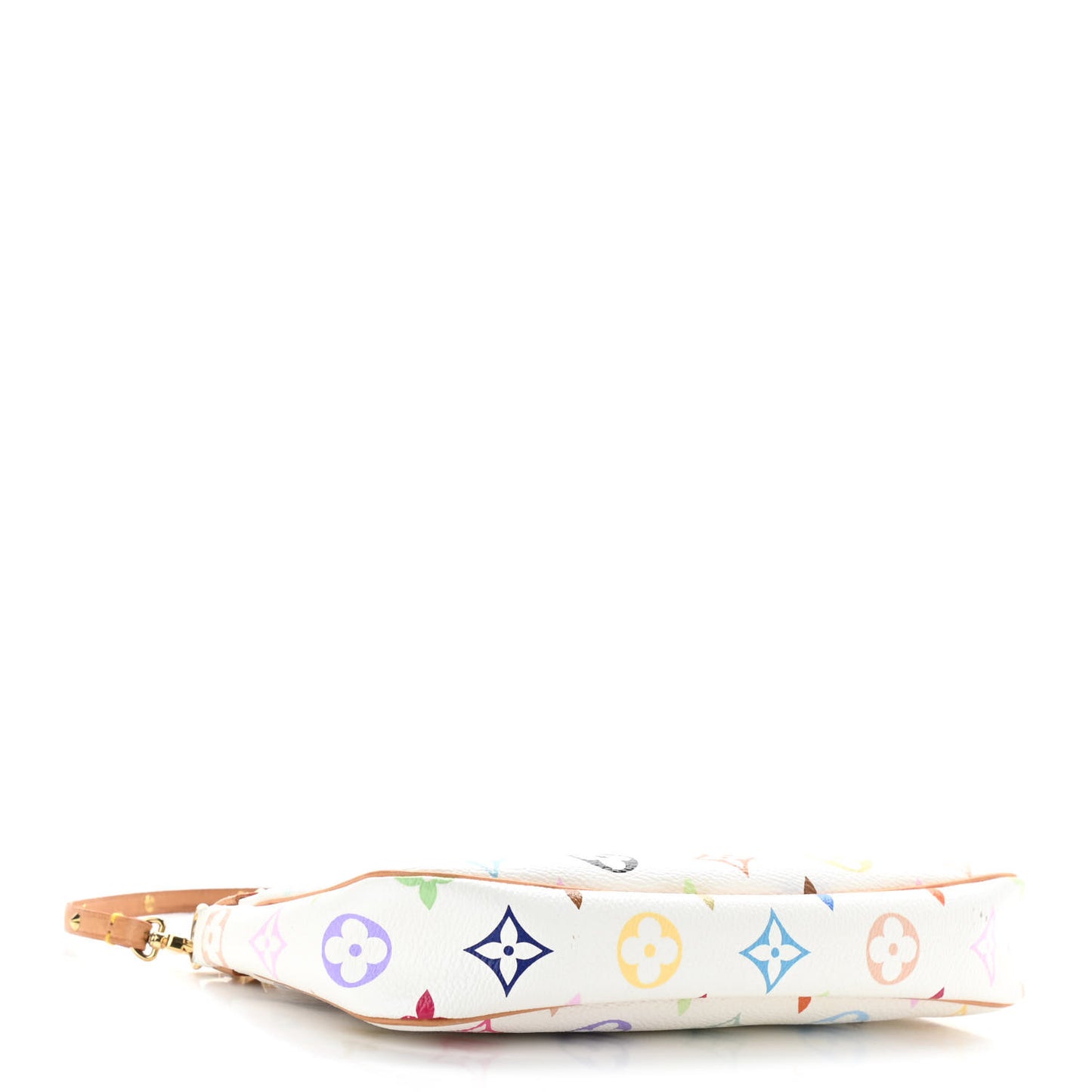 Monogram Multicolor Pochette Accessories White