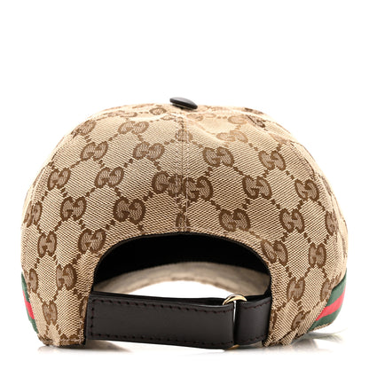 Gucci Monogram Web Baseball Hat M Beige Cocoa 6 of 9