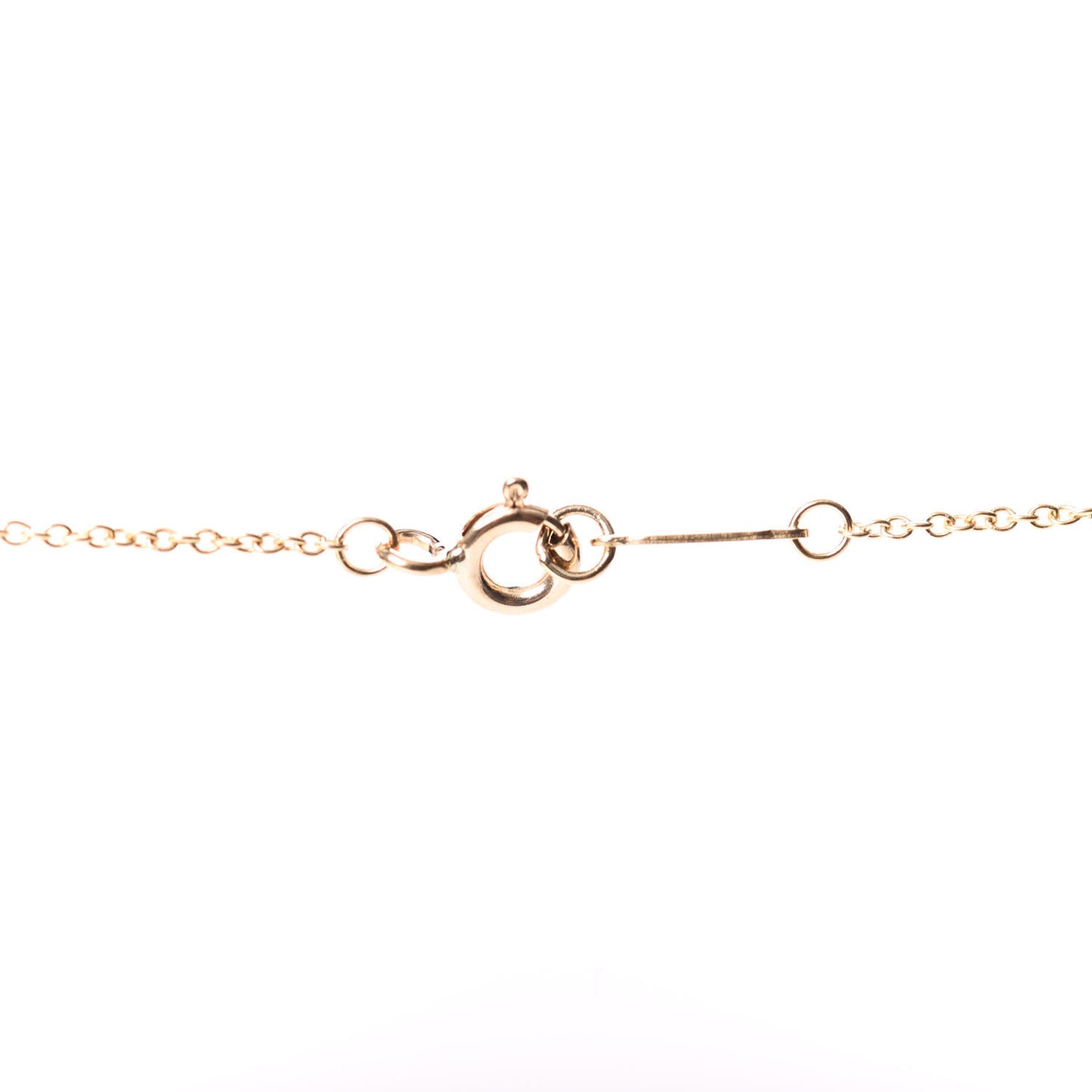 18K Yellow Gold Return To Round Key Pendant Necklace
