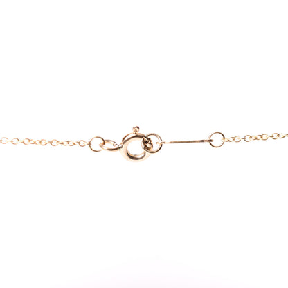 Tiffany 18K Yellow Gold Return To Round Key Pendant Necklace 3 of 6