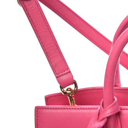 Saint Laurent Calfskin Nano Sac De Jour Lipstick Fuchsia 17 of 22