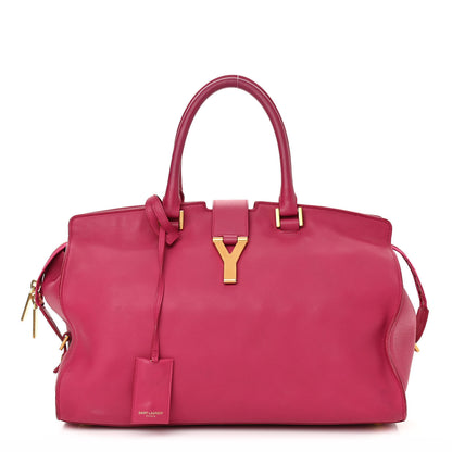Saint Laurent Calfskin Medium Classic Y Cabas Fuchsia 1 of 21