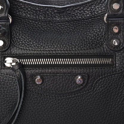Balenciaga Vibrato Calfskin Classic Silver Hardware S City Black 9 of 14