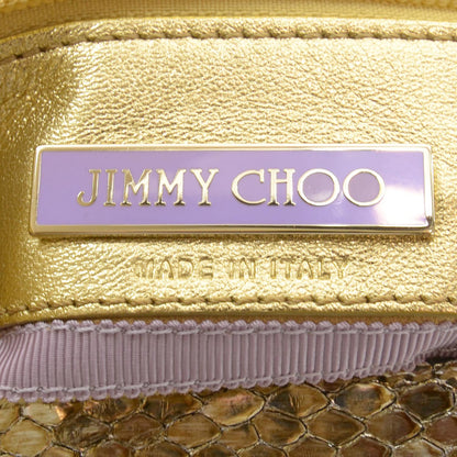 Jimmy Choo Python Tulita Gold 5 of 6