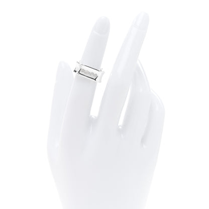 Tiffany Sterling Silver 1837 Square Ring 49 4.75 2 of 4