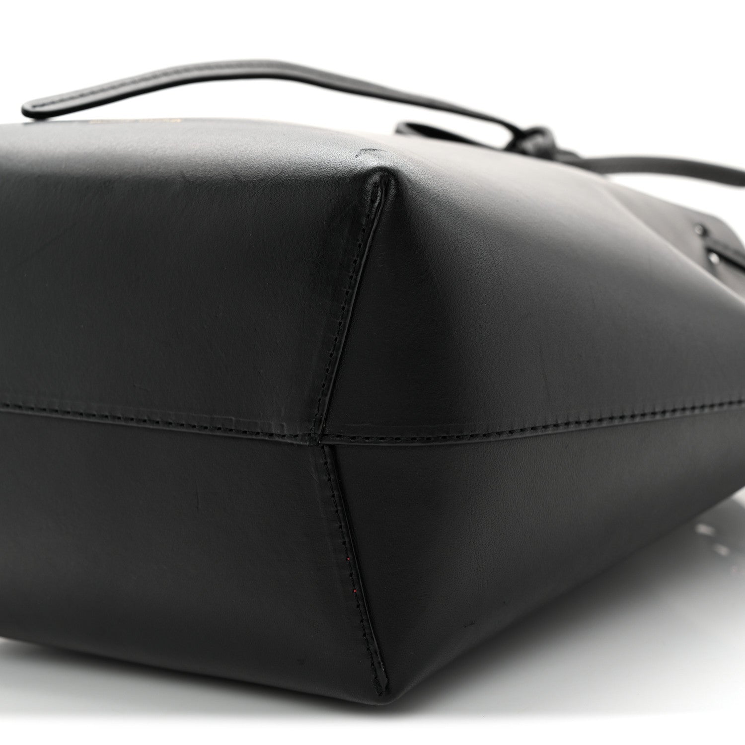 Mansur Gavriel Calfskin Mini Bucket Bag Black Flamma 11 of 13