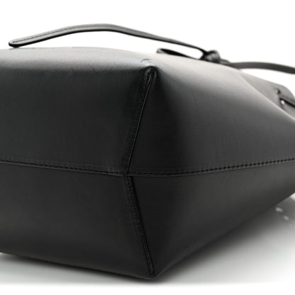 Mansur Gavriel Calfskin Mini Bucket Bag Black Flamma 11 of 13
