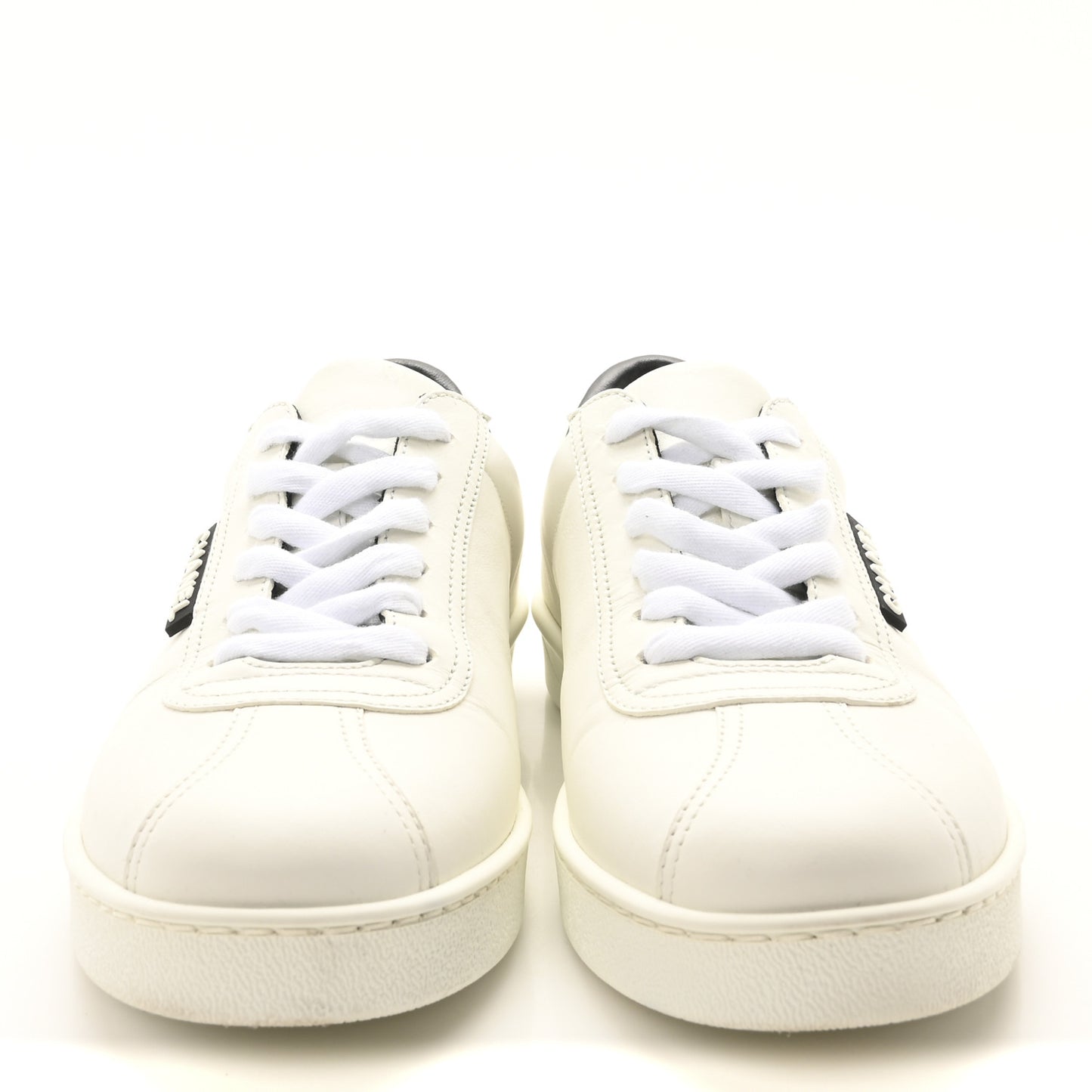 Calfskin CC Womens Sneakers 39 White