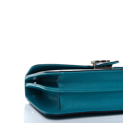 Gucci Dollar Calfskin Interlocking G Shoulder Bag Deep Cobalt 8 of 10