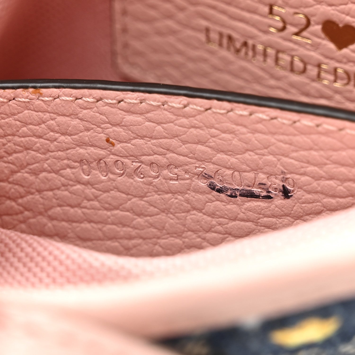 Gucci New Denim GG Monogram Calfskin Love Parade Mini Jackie 1961 Hobo Light Pink 7 of 10