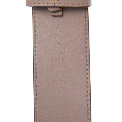 Gucci Calfskin Double G 40mm Belt 90 36 Porcelain Rose 4 of 10