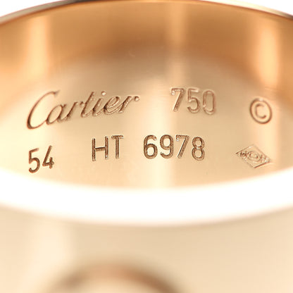 Cartier 18K Yellow Gold 11mm LOVE Ring 54 6.75 4 of 4