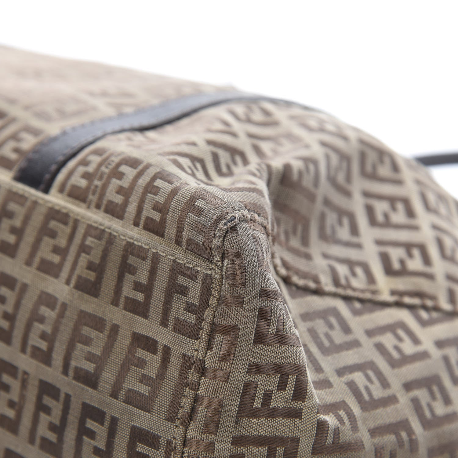 Fendi Zucchino Tote Brown 9 of 17