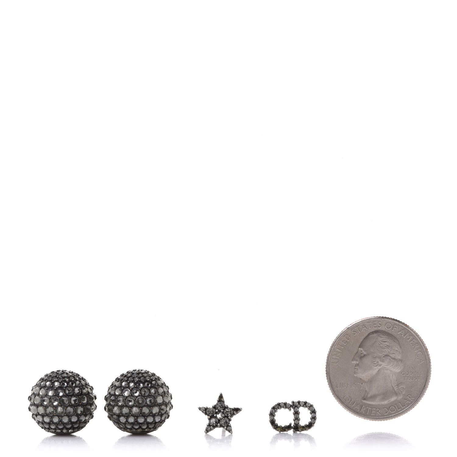 Christian Dior Crystal Star CD Mise En Dior Tribal Earrings 2 of 5