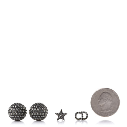 Christian Dior Crystal Star CD Mise En Dior Tribal Earrings 2 of 5