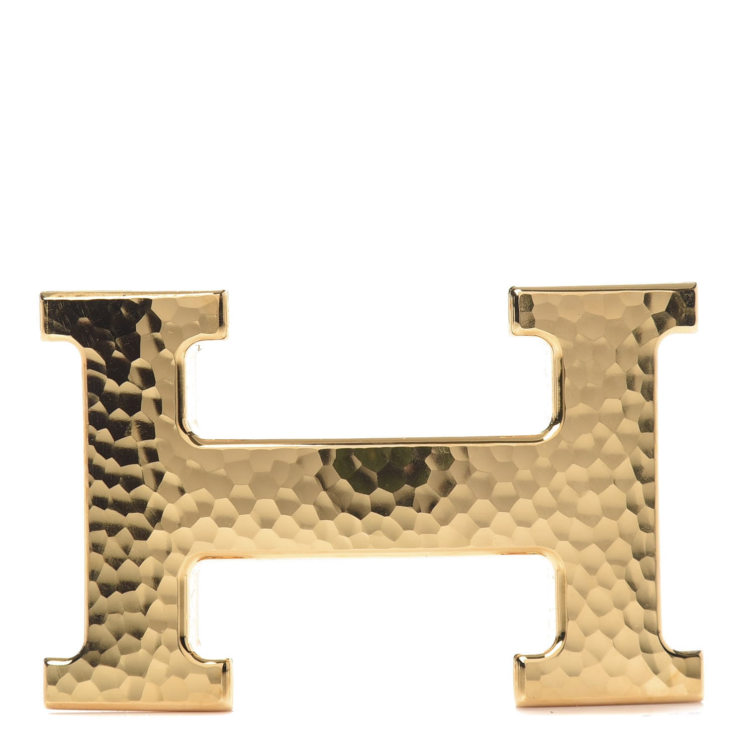 Hermes Martelee 32mm H Belt Buckle Gold 1 of 6