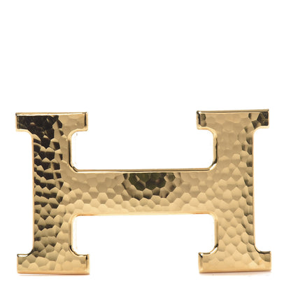 Hermes Martelee 32mm H Belt Buckle Gold 1 of 6
