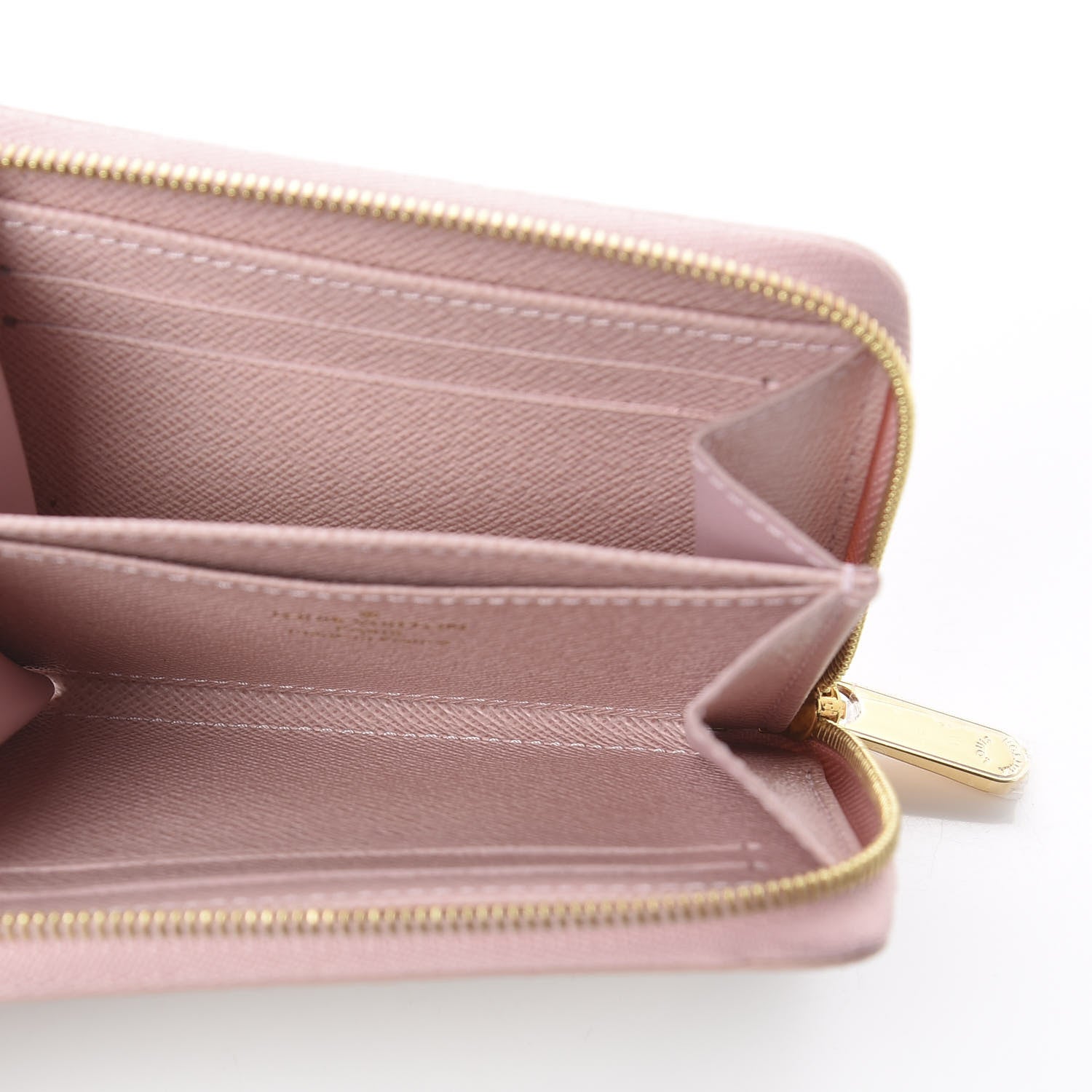Louis Vuitton Damier Azur Zippy Coin Purse Rose Ballerine 4 of 5
